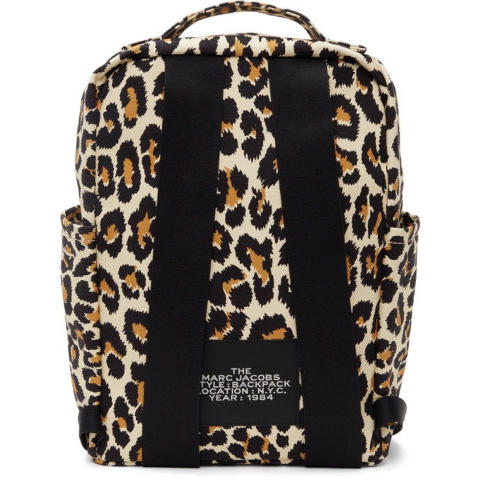 Jacobs Beige Leopard Backpack Marc Jacobs