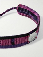 Acne Studios - Logo-Embellished Jacquard Bracelet