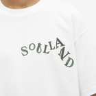 Soulland Men's Metal Letters Logo T-Shirt in White