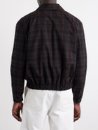 Jeanerica - Jean Brown Checked Cotton and Wool-Blend Jacket - Brown