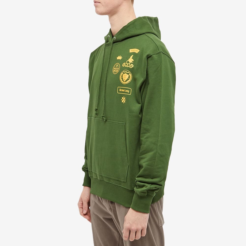 Helmut Lang Men's Societas Popover Hoody in Evergreen Helmut Lang