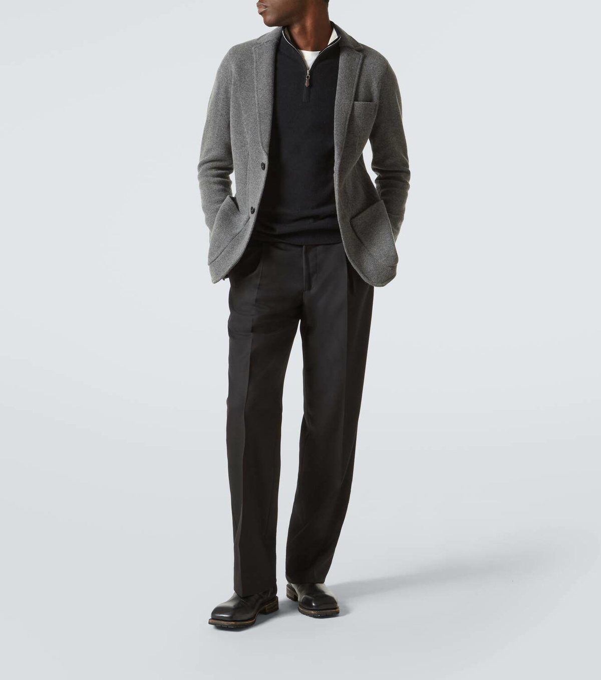 Arch4 Mr Poole wool and cashmere cardigan