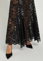 Rabanne Stretch-lace Maxi Skirt Black