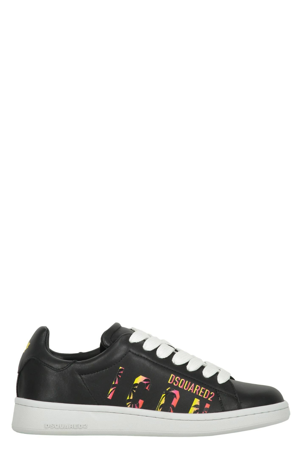 【送料&関税込】Dsquared2 Berlin Lace-up Low Top Sneakers Dsquared2 Berlin Lace-Up Low Top Sneakers Black - Beachim