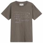Maison Margiela Women's Margiela Number T-Shirt in Brown