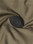 DISTRICT VISION - Logo-Embroidered Organic Cotton-Blend Twill Hooded Jacket - Green