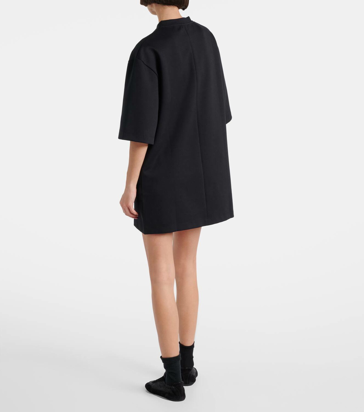wardrobe nyc shirt dress WARDROBE.NYC Oversized cotton-poplin maxi shirt dress