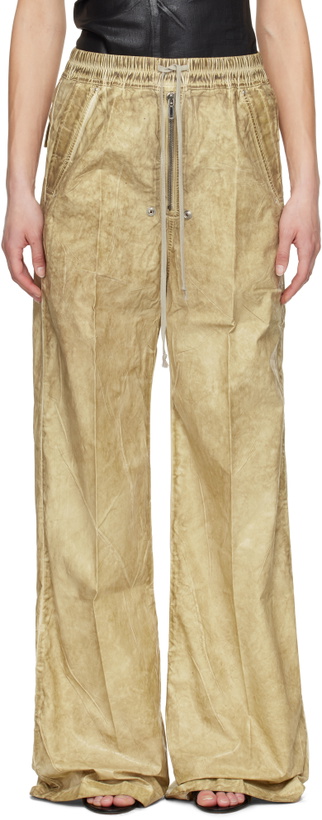 Photo: Rick Owens DRKSHDW Beige Hollywood Geth Belas Lounge Pants