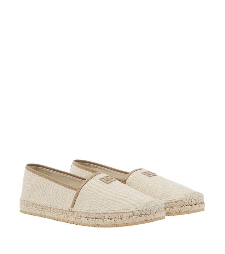 Photo: Dolce&Gabbana Emboroidered canvas espadrilles