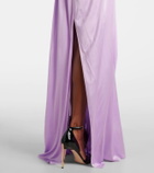 Tom Ford Draped halterneck jersey gown