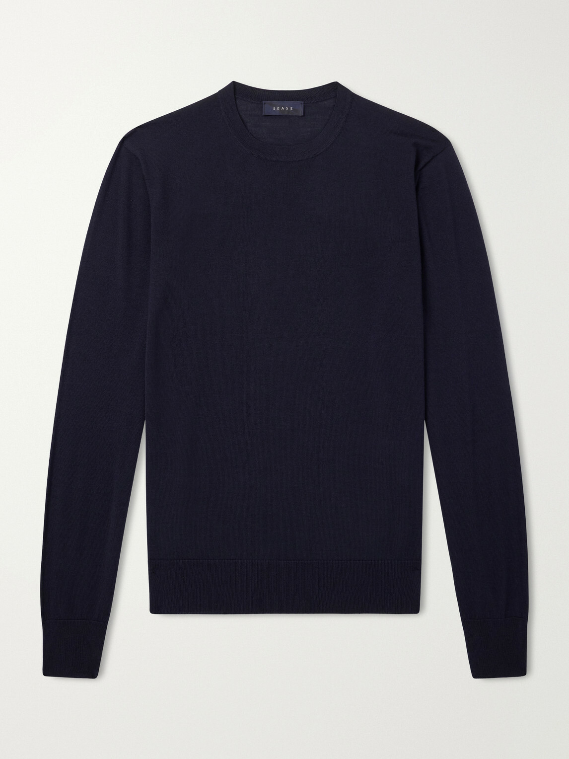 SEASE - Lasca Wish® Virgin Wool T-Shirt - Blue