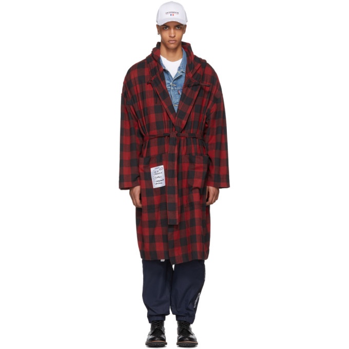 Photo: Vetements Red Light Flannel Robe