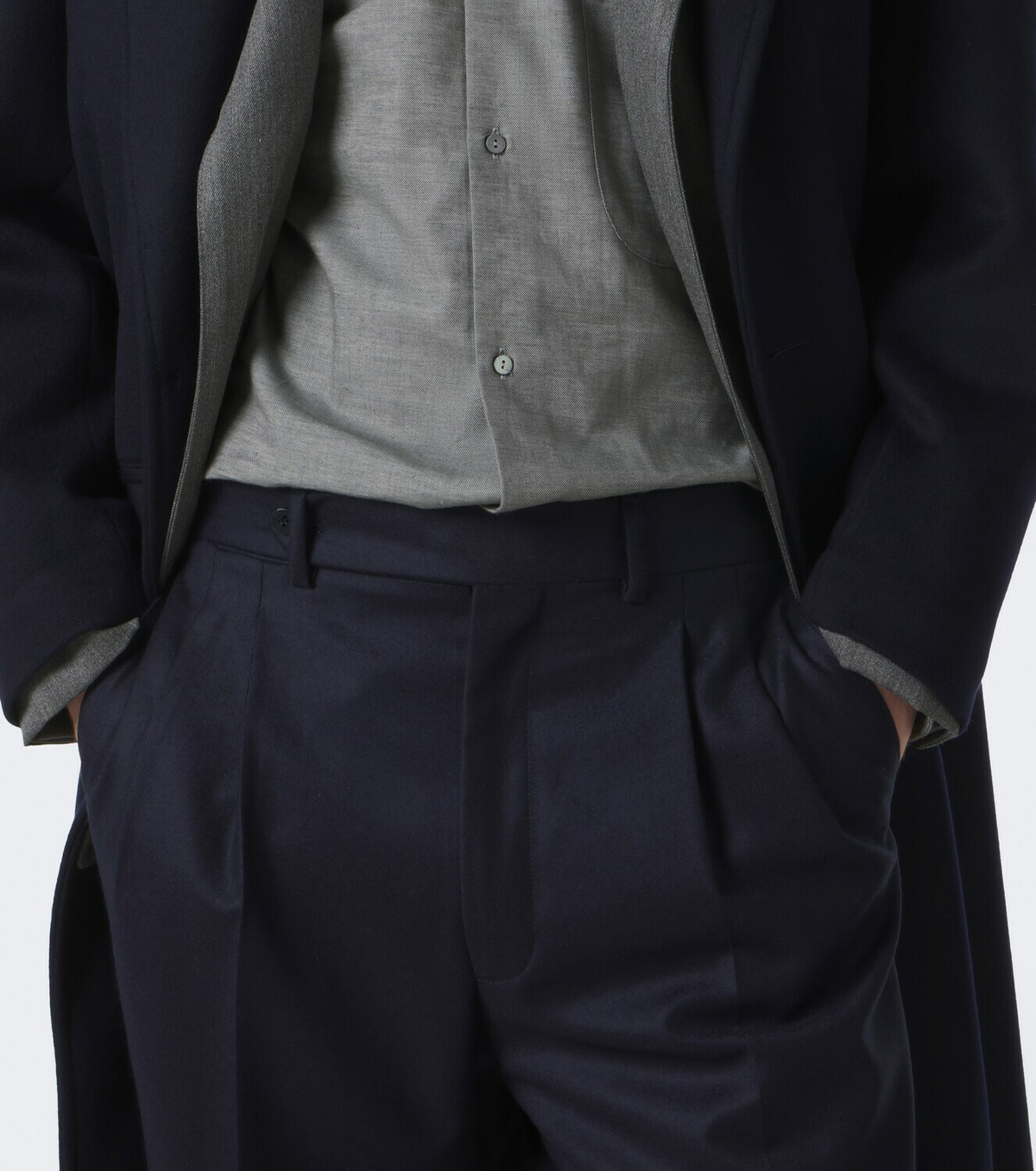 Stòffa Wool and cashmere wide-leg pants