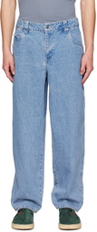 Dime Blue Baggy Jeans