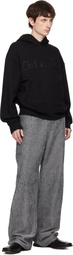 AMIRI Black 'Chateau AMIRI' Tonal Oversized Hoodie