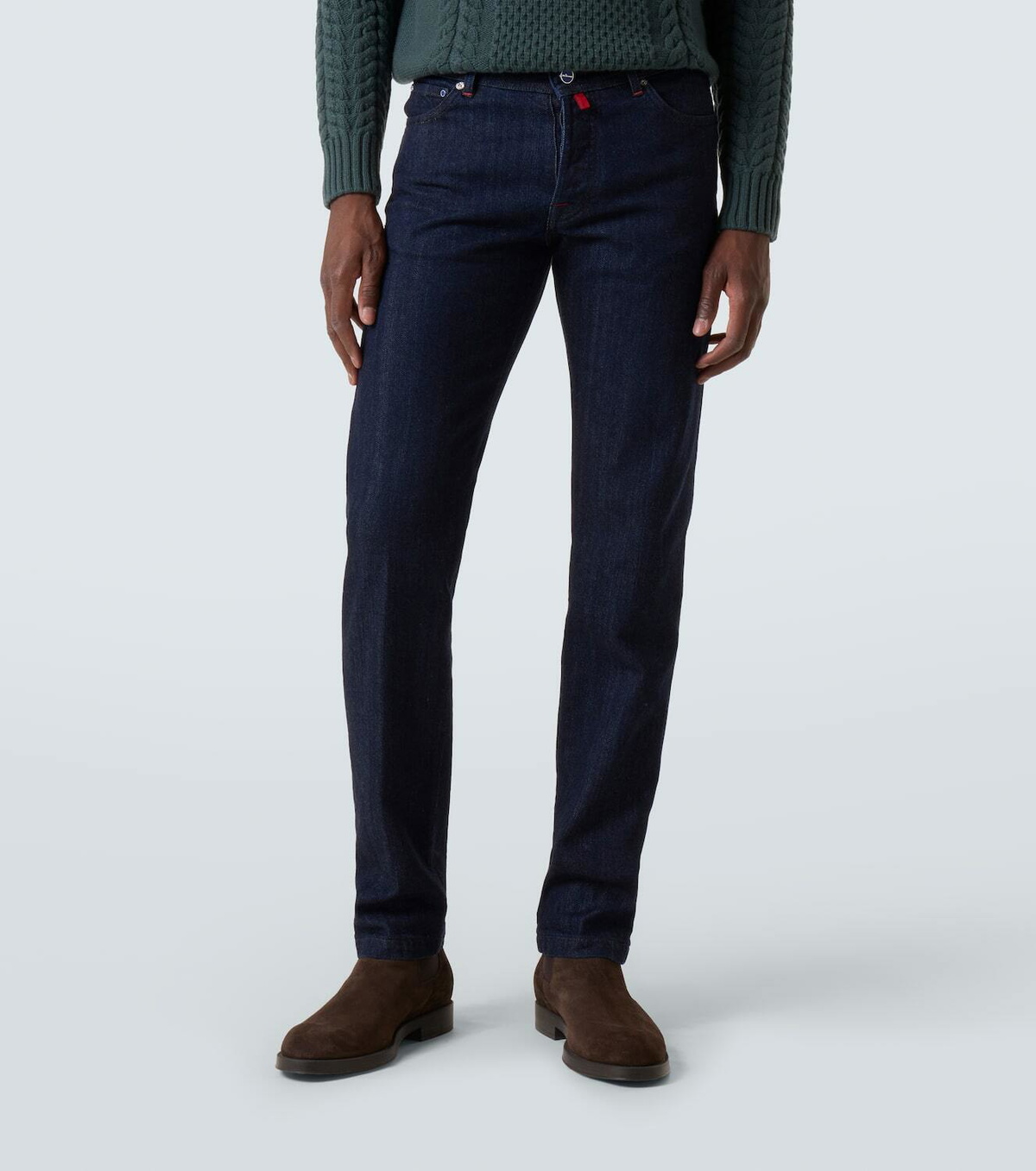 Kiton Mid-rise skinny jeans
