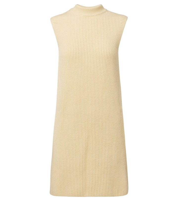 Photo: Jil Sander Oversized ribbed-knit wool vest