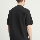 Goldwin Men's Waffle Light T-Shirt in Black