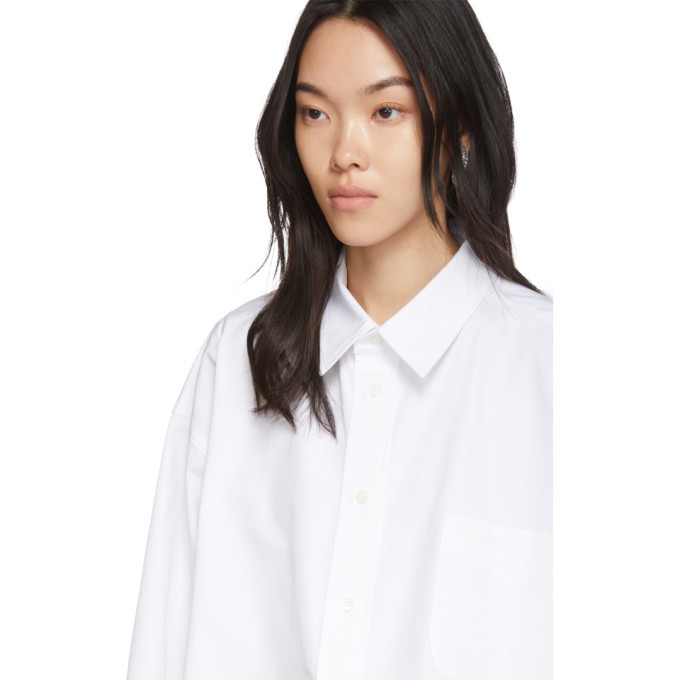 Balenciaga White Swing Shirt Balenciaga