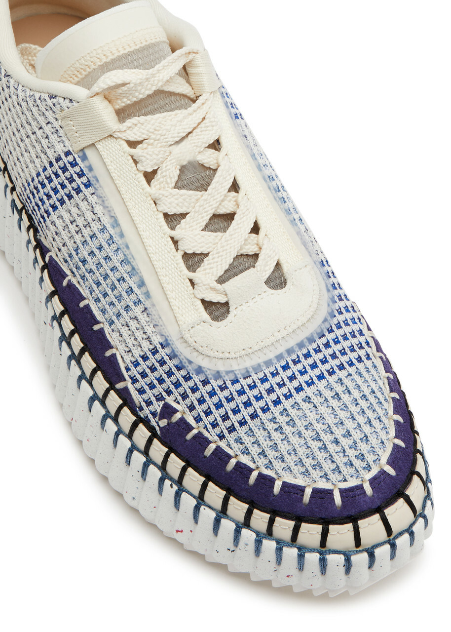 Chloe Nama Panelled Recycled Mesh Sneakers Multicoloured