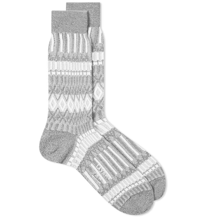 Photo: Ayame Socks Basket Lunch Pattern Sock