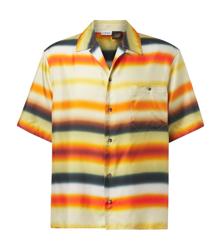 Photo: Loewe Paula's Ibiza striped cotton-blend shirt