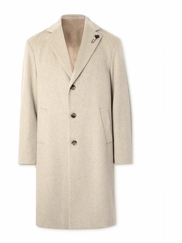 Photo: Lardini - Brushed-Wool Overcoat - Neutrals