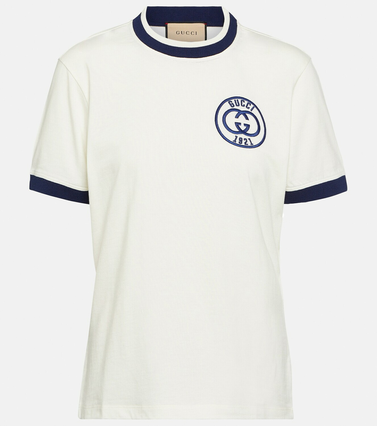 Gucci Logo embroidered cotton T-shirt Gucci