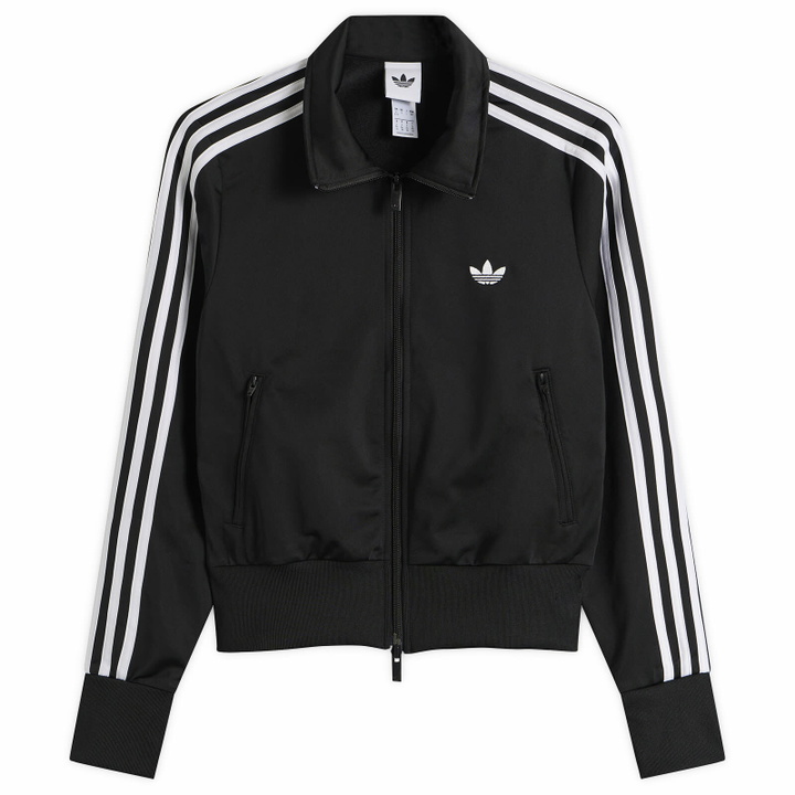 Photo: Adidas Women's Firebird Classic Track Top in Black/White