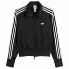 Adidas Women's Firebird Classic Track Top in Black/White