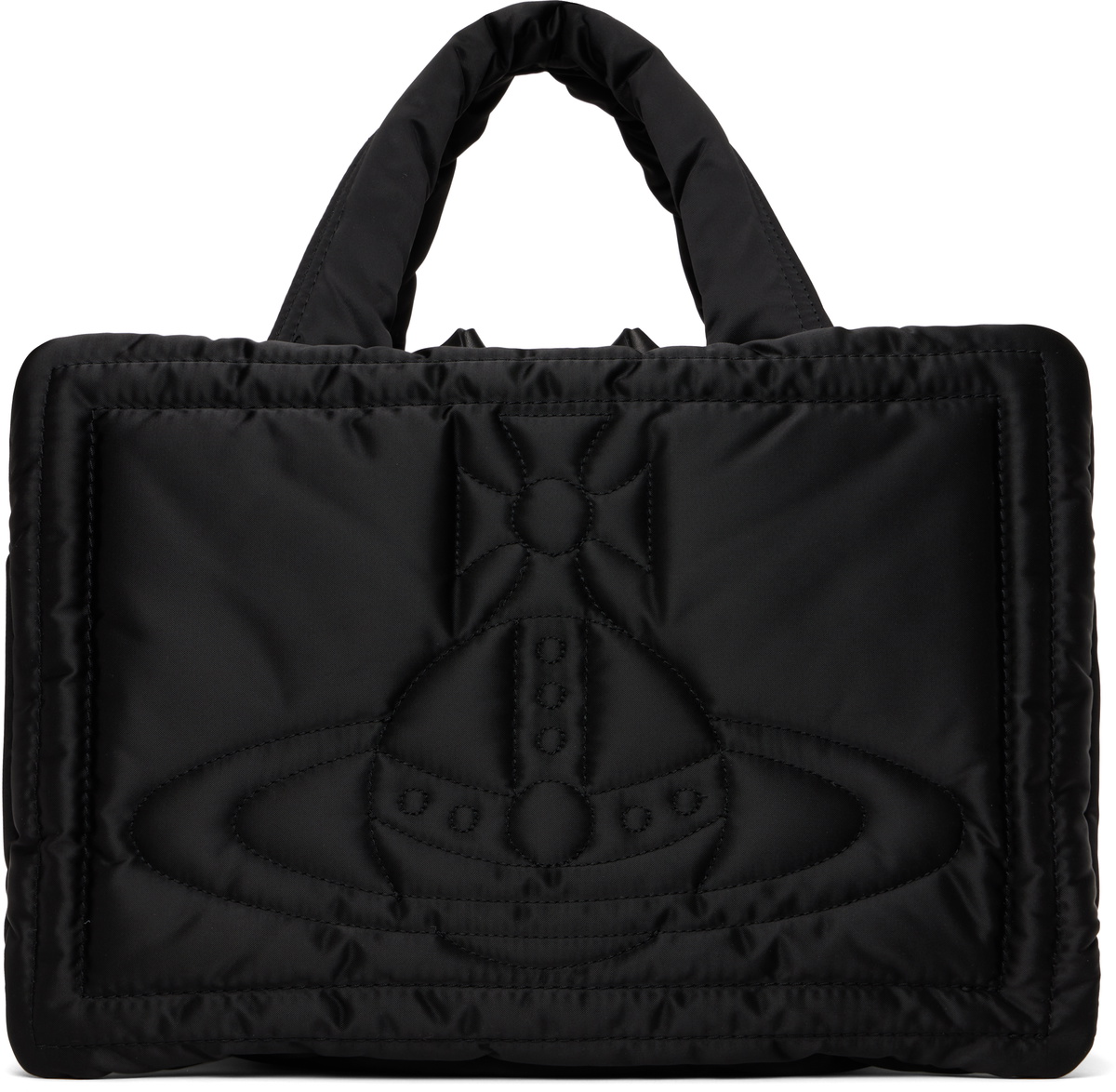 Vivienne Westwood Black Small Margaret Tote Vivienne Westwood