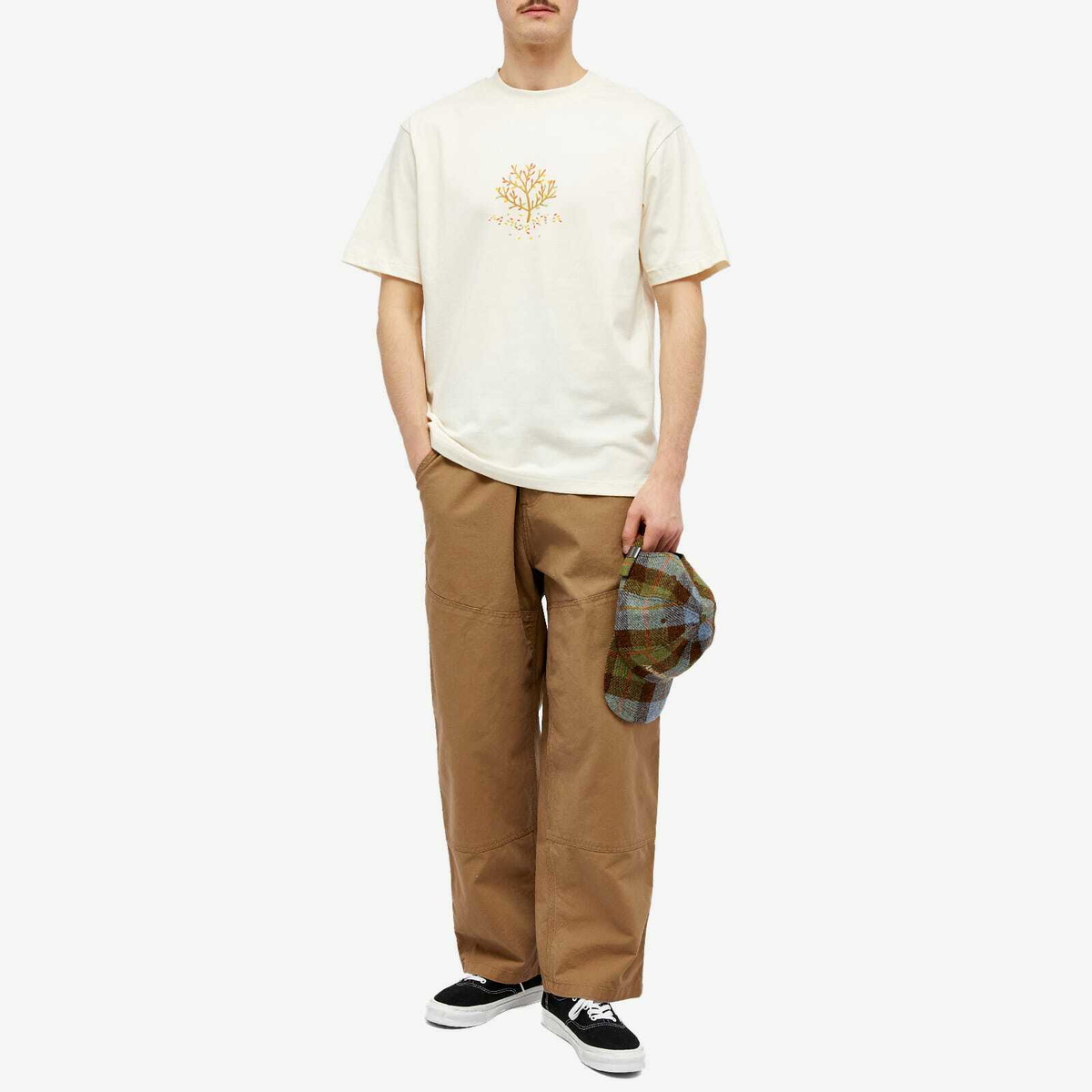 Magenta Men's Tree T-Shirt in Natural