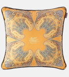 Etro Kiri paisley printed cotton cushion