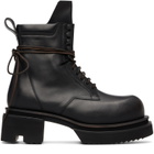 Rick Owens Black Tower Low Army Bogun Boots