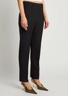 Roland Mouret Pintuck Crepe Trousers Black