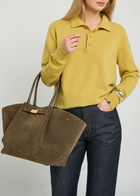 Demellier The New York Grained Leather Tote bag - Dark Brown - One Size