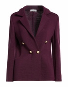 Charlott Womens Blazer Plum