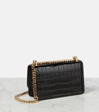 Burberry TB Mini croc-effect leather shoulder bag