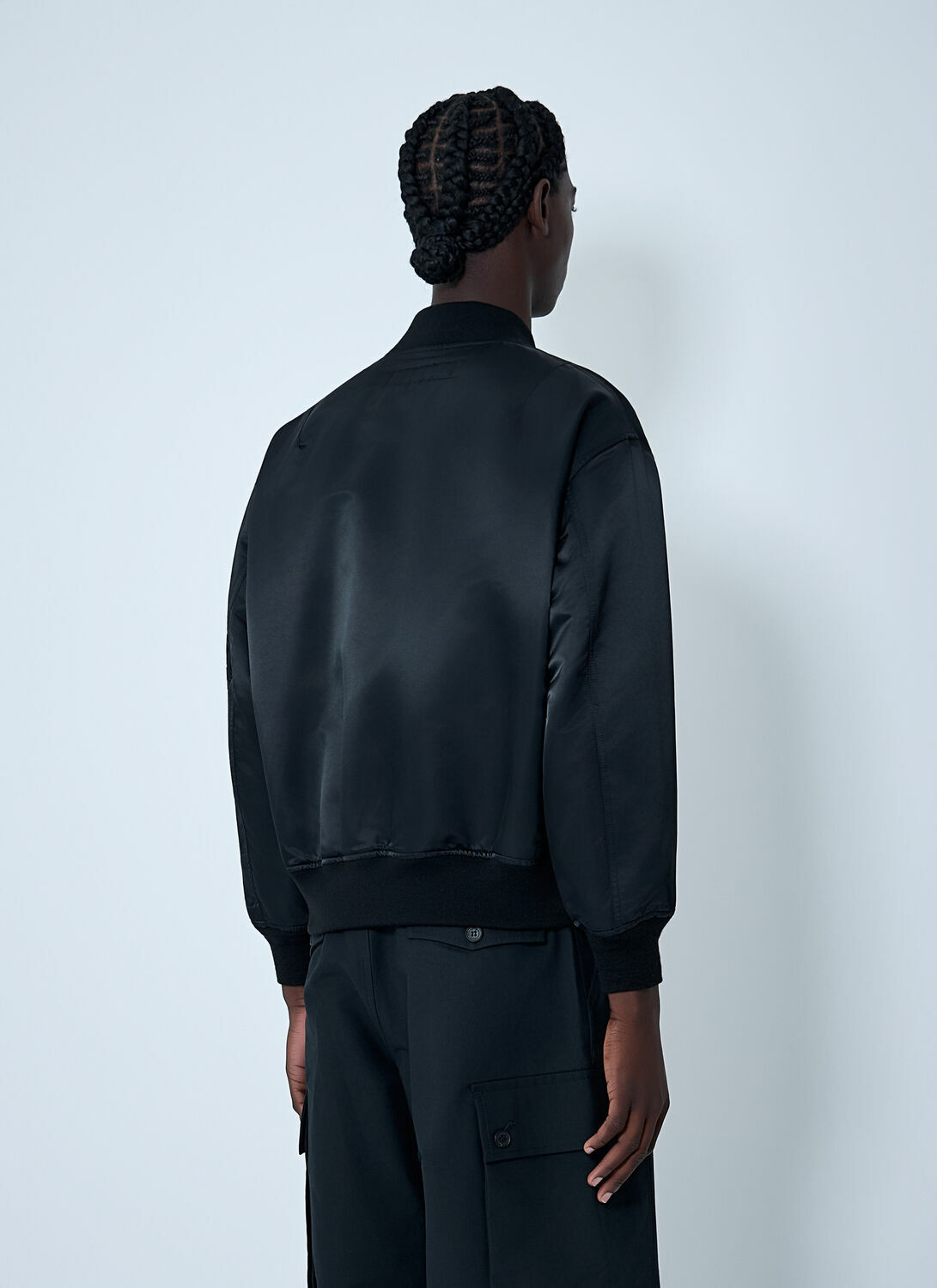 Comme des Garçons Homme Satin Bomber Jacket