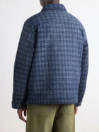 RRL - Holland Checked Denim Jacket - Blue