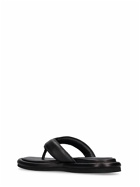 GIA BORGHINI - 20mm Padded Leather Thong Sandals