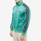 Needles Men's Poly Smooth Track Jacket in Emerald