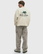Goodies Sportive 550GMS PREMIUM HUMMUS CREWNECK PUFF PRINT Beige Mens Sweatshirt