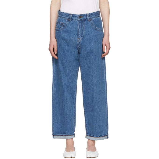 Photo: Craig Green Blue Bleached Denim Jeans