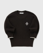 Lacoste Knit SWEATER Brown Womens Pullover