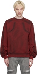 HELIOT EMIL Red Kinetic Sweatshirt