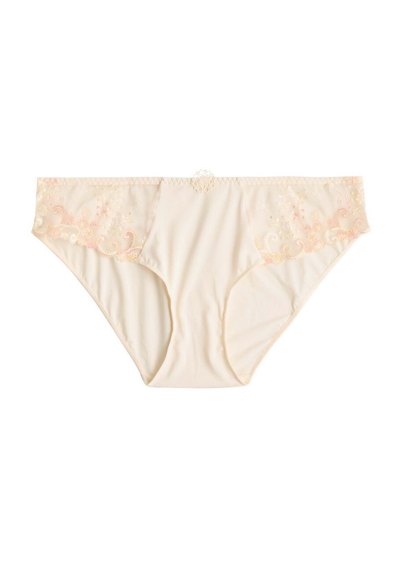 Photo: Simone PÉRÈLE Delice Lace-trimmed Briefs Yellow