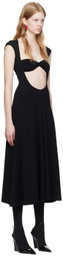 Beaufille Black Baes Midi Dress
