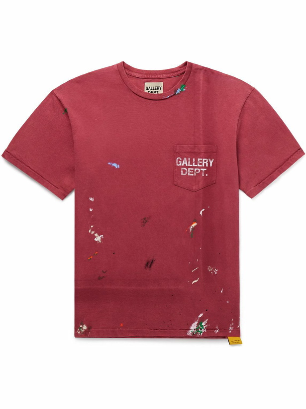 GALLERY DEPT. Cotton Logo Printed Zip T-shirt Gallery Dept 