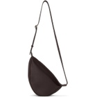 The Row Burgundy Small Slouchy Banana Bag